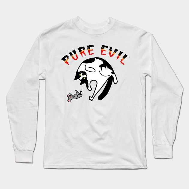 Pure Evil 04 Long Sleeve T-Shirt by Lorey